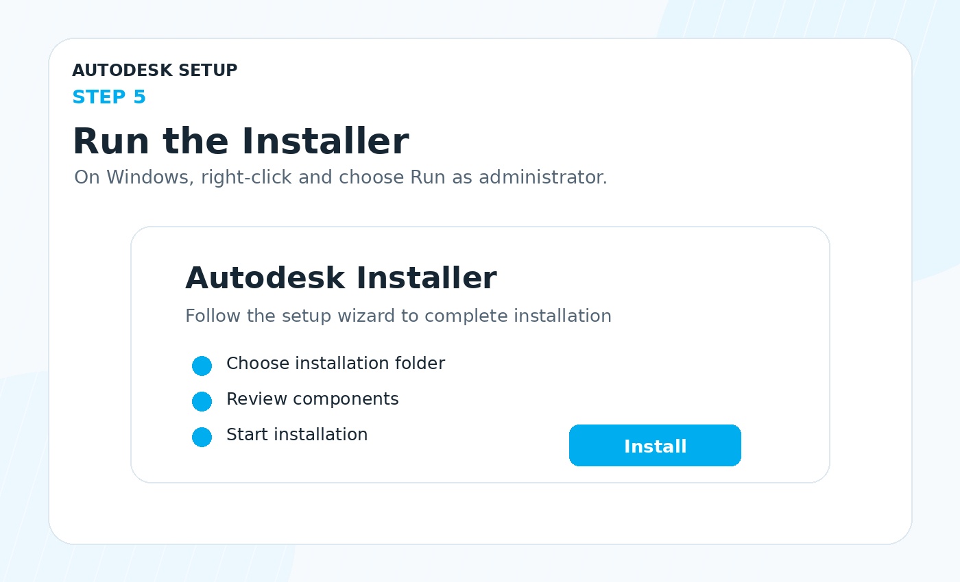 Run the Installer